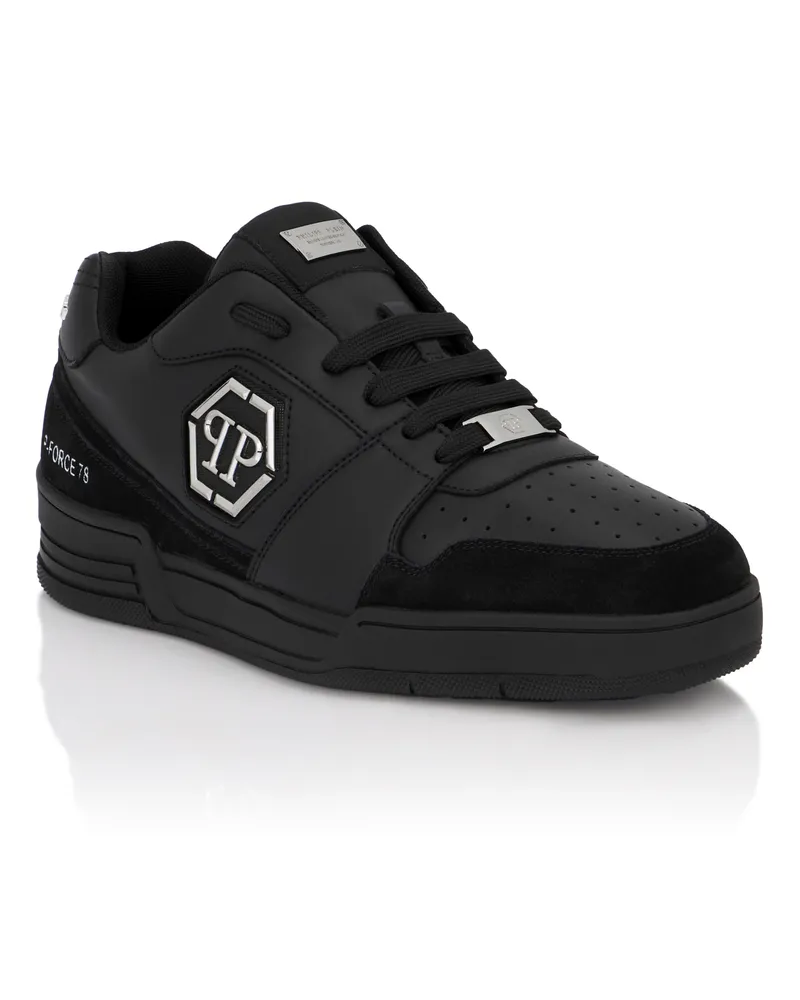 Philipp Plein Lo-Top Turnschuhe P-Force 78 Schwarz