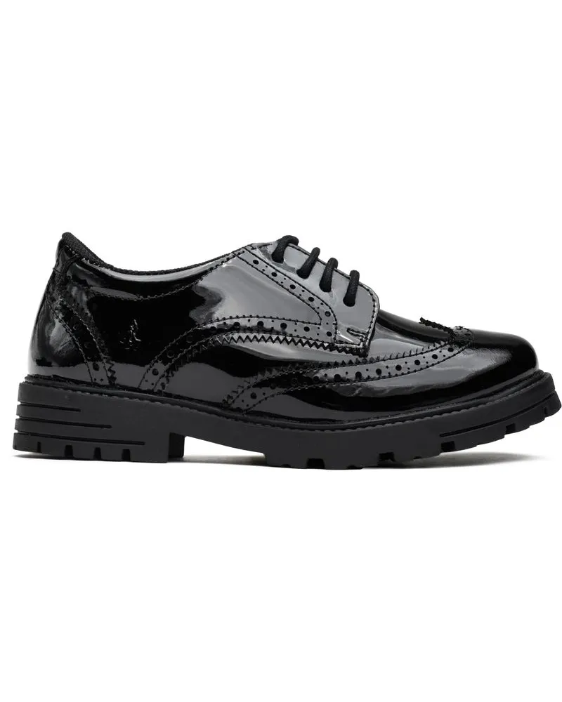 Hush Puppies Maxine Patent Schuhe Schwarz