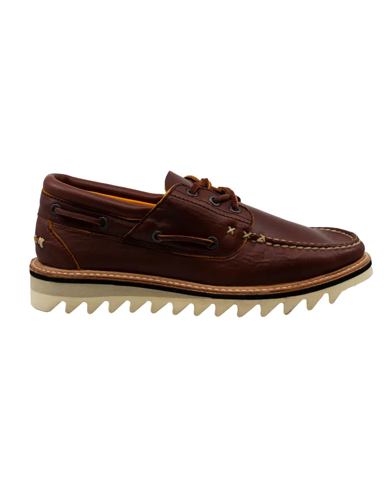 Timberland Selbyville 3 Auge braune Leder Schnüre -up -Bootsschuhe a1jel Braun