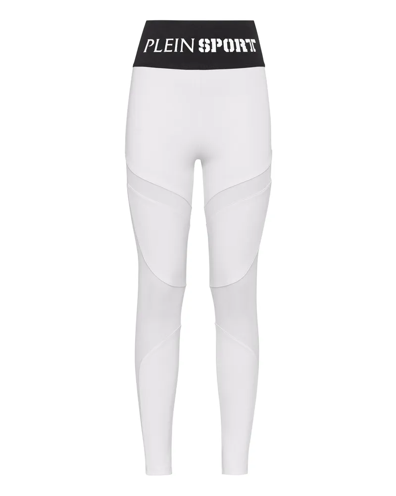Philipp Plein Leggings Multicut Weiß