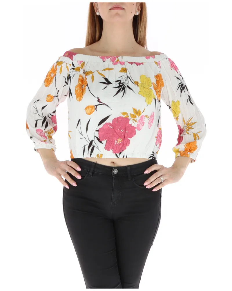 Guess Damen Weißes Top Weiß