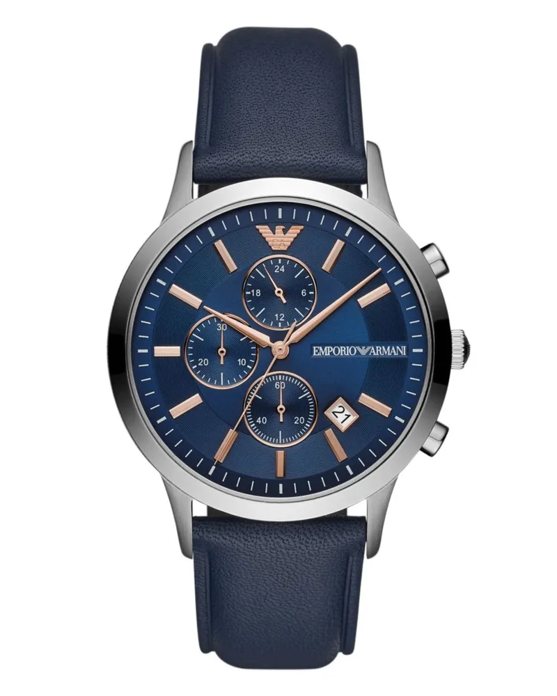 Emporio Armani Herren Chronograph Uhr AR11216 Silber