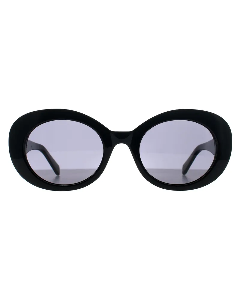 Benetton Ovalsonnenbrille BE5055 für Damen - Schwarz Schwarz