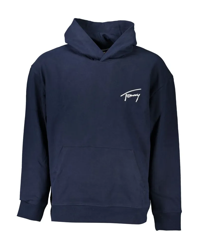 Tommy Hilfiger Signatur Logo Hoodie Dunkelblau
