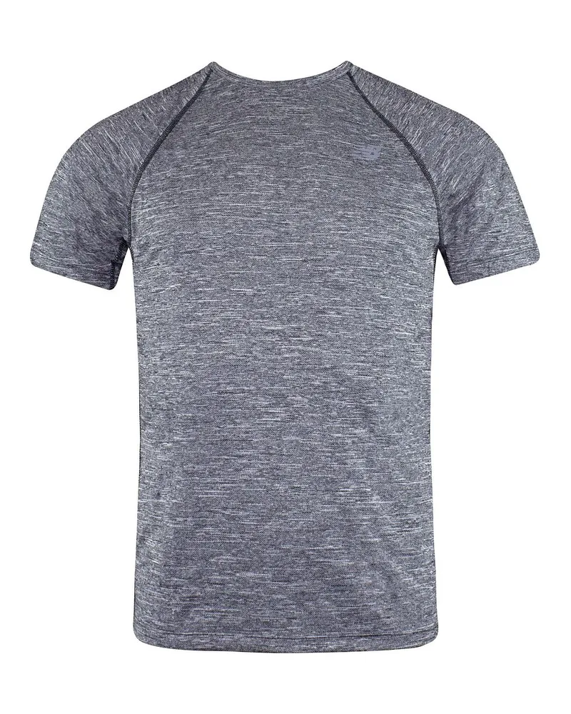 New Balance Neues Gleichgewicht kurzärmelig grauer Crew Neck Herren Hartnäckigkeit T-Shirt MT81095 HC Grau