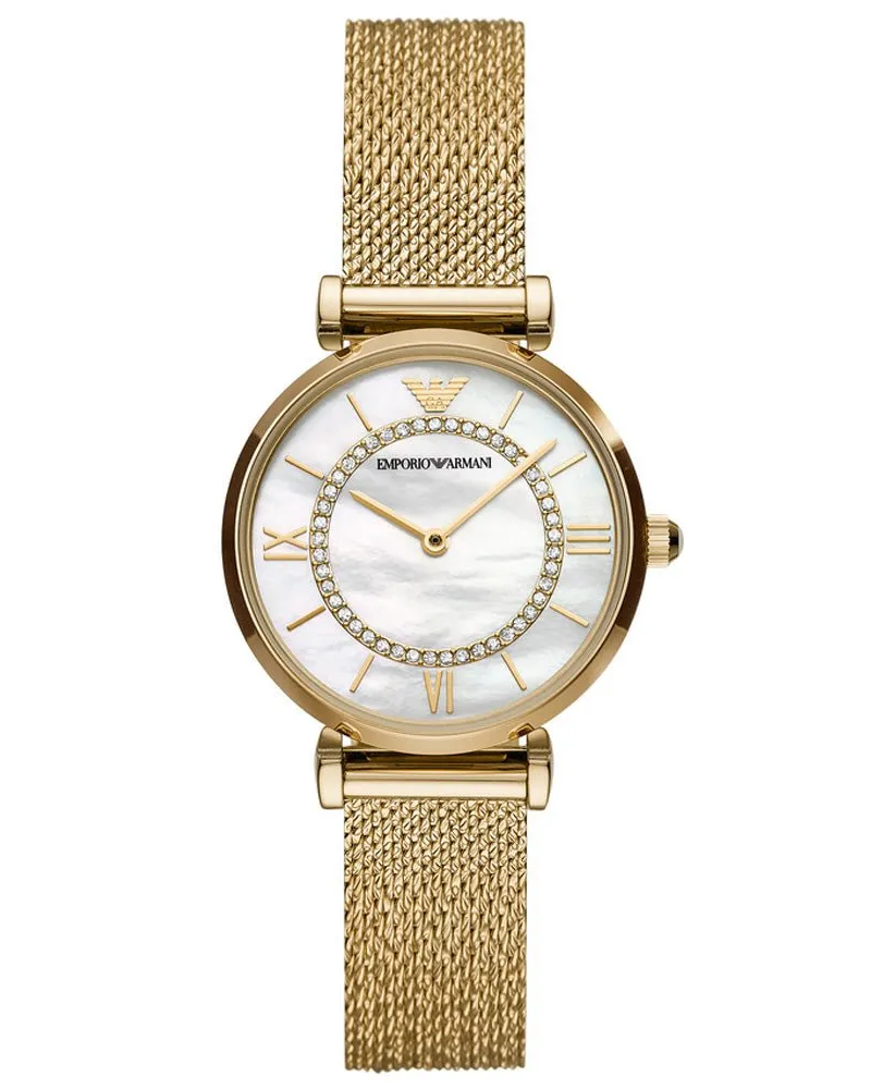 Emporio Armani AR11321 Gold Gianni T-Bar Damenuhr Gold