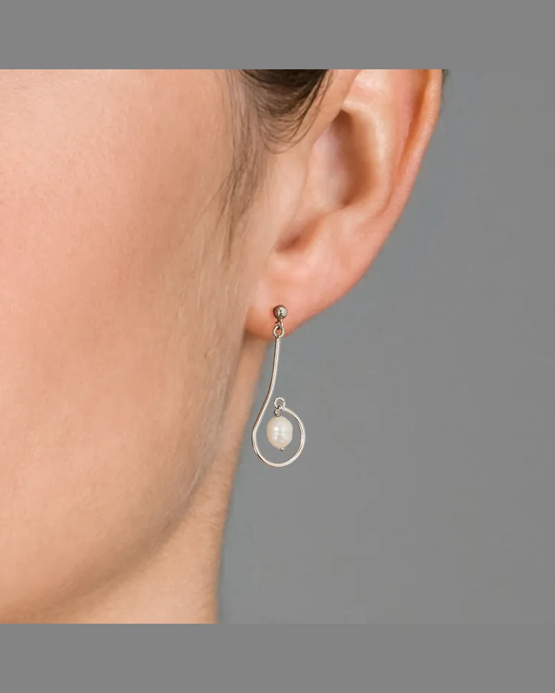 Orphelia Damen-Ohrhänger aus 925er Sterlingsilber – Silber ZO-5626 Silber