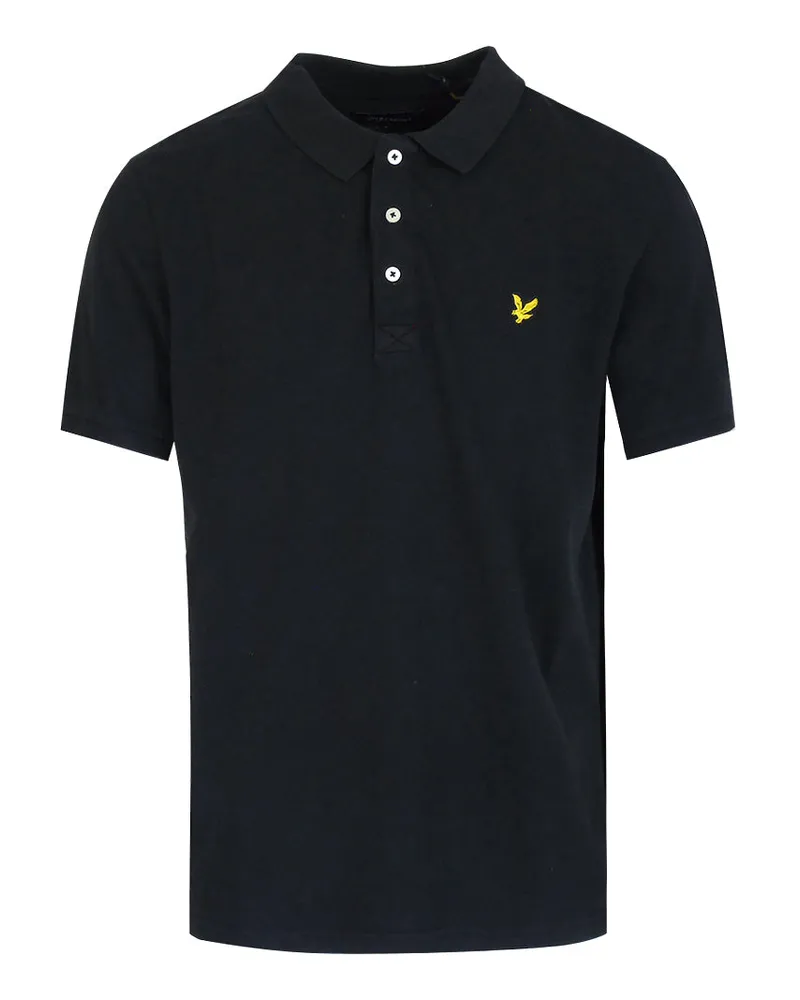 Lyle & Scott Snow Wash Poloshirt Schwarz Schwarz