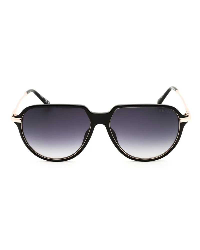 Guess Glänzende Schwarze Sonnenbrille Von Schwarz