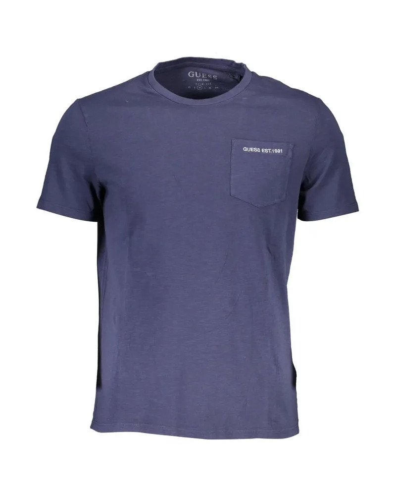 Guess Blue Hemd aus Bio-Baumwolle für Herren - Blau Blau