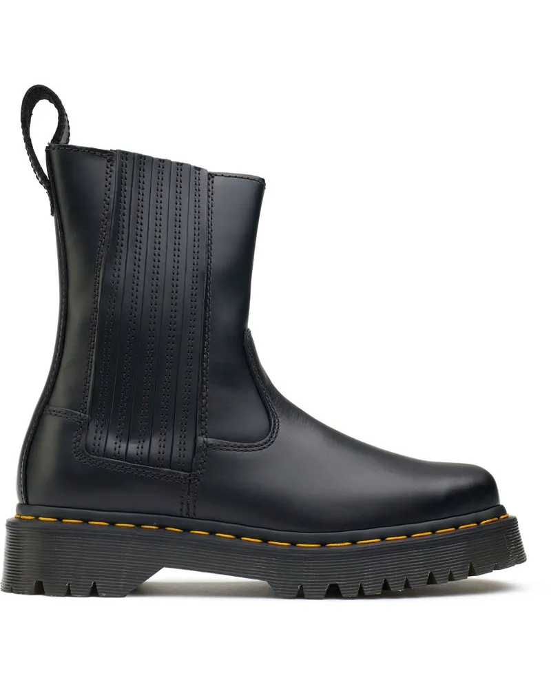 Dr.Martens Amaayah Lo Damenlederstiefel In Schwarz Schwarz