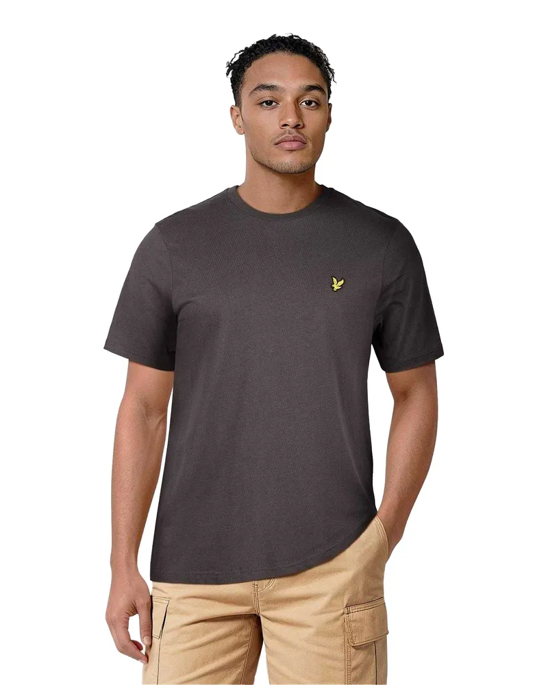 Lyle & Scott T-Shirt für Herren, Baumwolle (Metallisches Blaugrau Grau