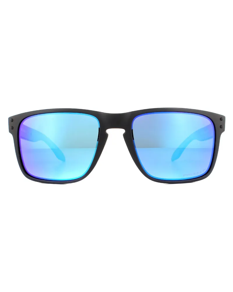 Oakley Lunettes De Soleil Holbrook XL OO9417-21 Mat Noir PRIZM SAPPHIRE IRIDIUM POLARISÉ Schwarz