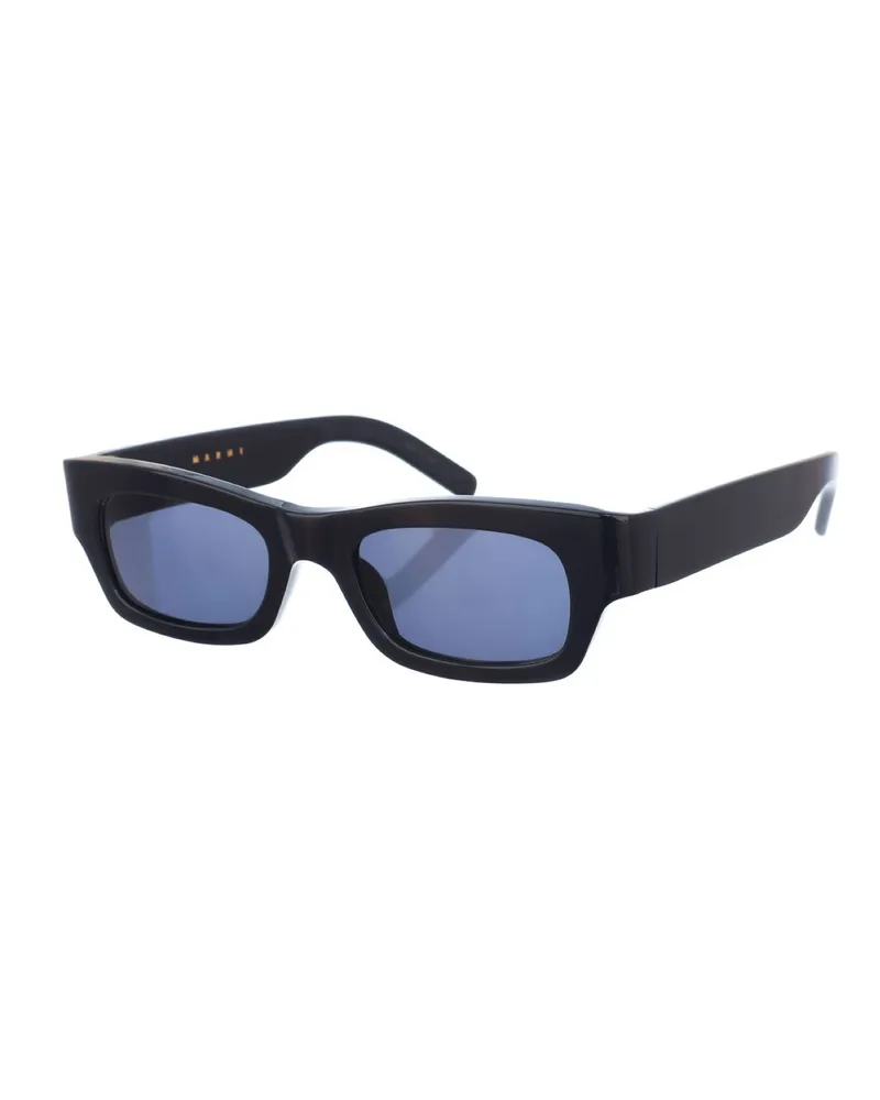 Marni Rechteckige Acetat-Sonnenbrille ME627S Damen Blau