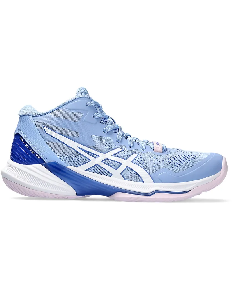 Asics Sky Elite FF MT 2 Damen Blaue Volleyballschuhe Blau