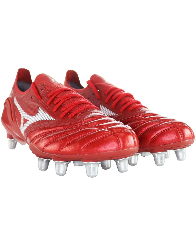 Mizuno Mizuo Morelia Neo III Beta ESI Rote Herren-Fußballschuhe Rot