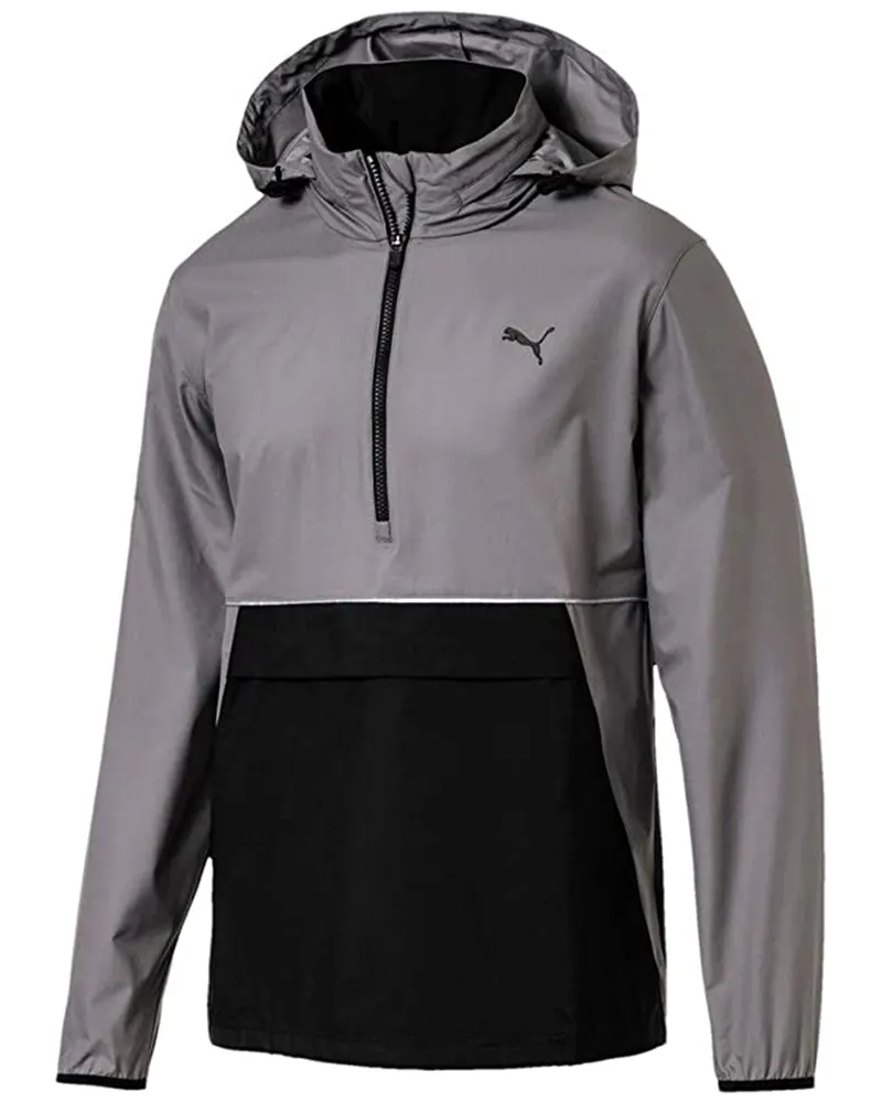 Puma Golf Retro Herren Graue Anorakjacke Grau