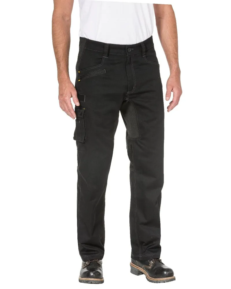 Caterpillar Footwear Operator FX Baumwoll Herren Schwarze Outdoor-Hosen Schwarz