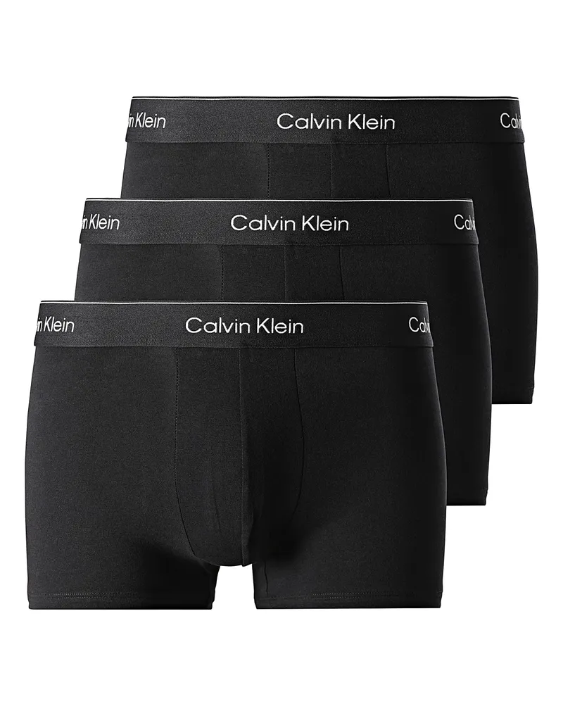 Calvin Klein Unterhosen 3er-Pack Icon Stretch Boxers Schwarz Schwarz