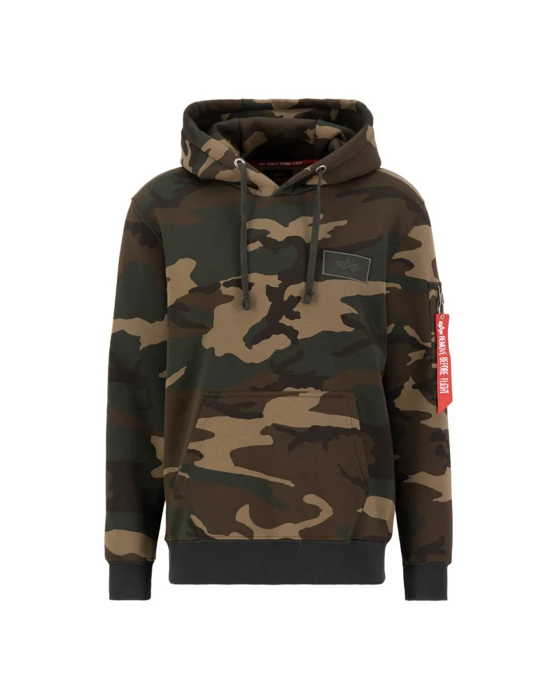 Alpha Industries Back Print Camo Hoodie Camouflage