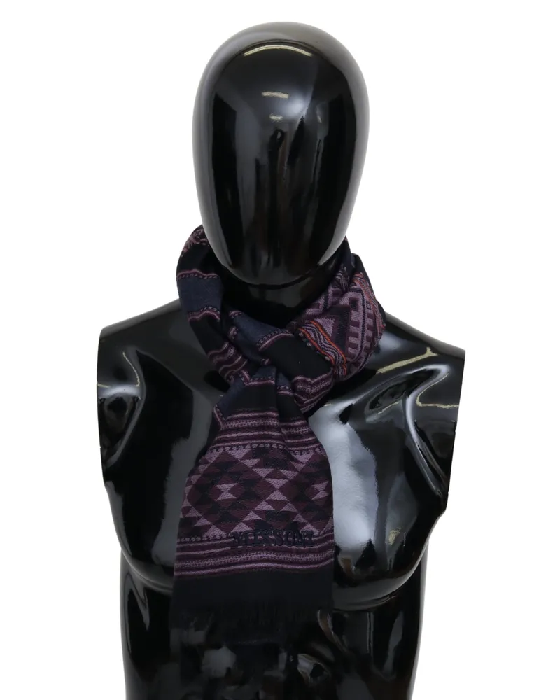 Missoni Châle unisexe en laine géométrique multicolore pour hommes Mehrfarbig