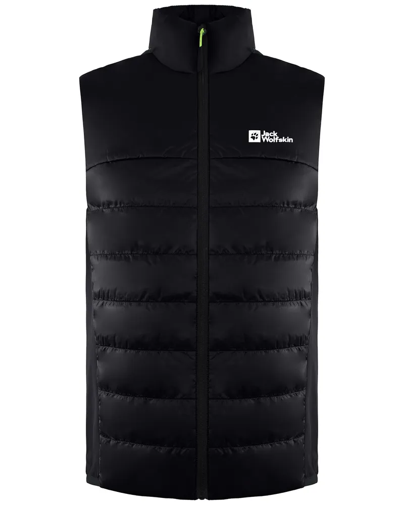 Jack Wolfskin Morobbia Herren Schwarze Weste Schwarz