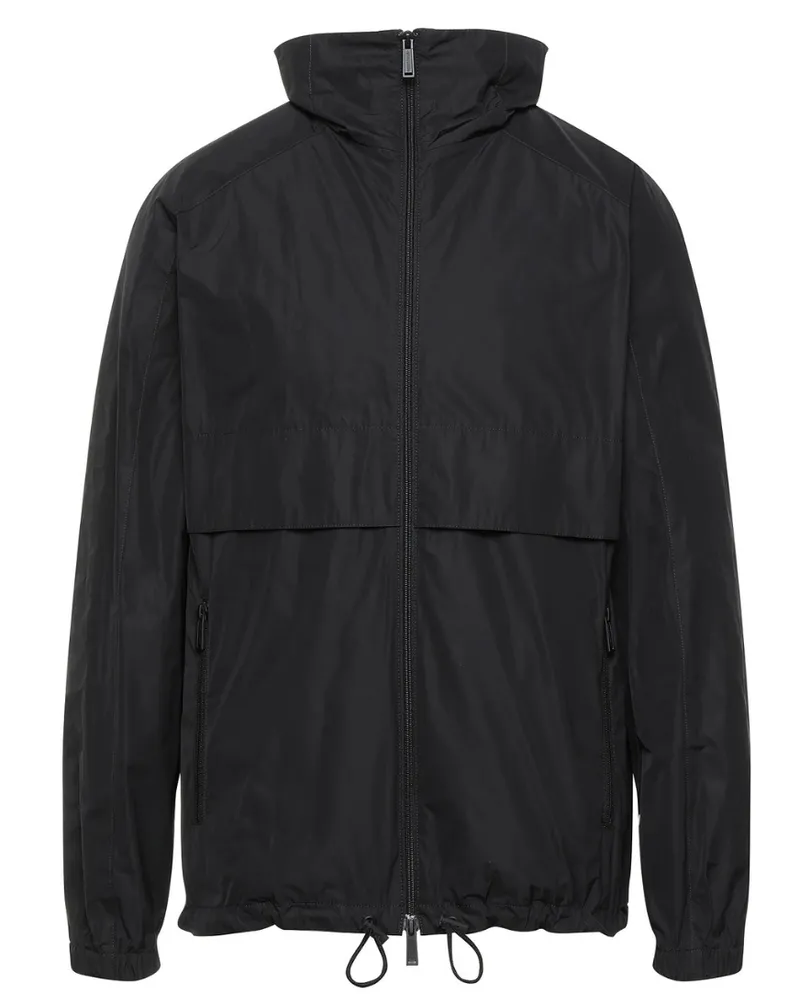 Dsquared2 Bold Arm Logo Schwarz Shell Jacke Schwarz