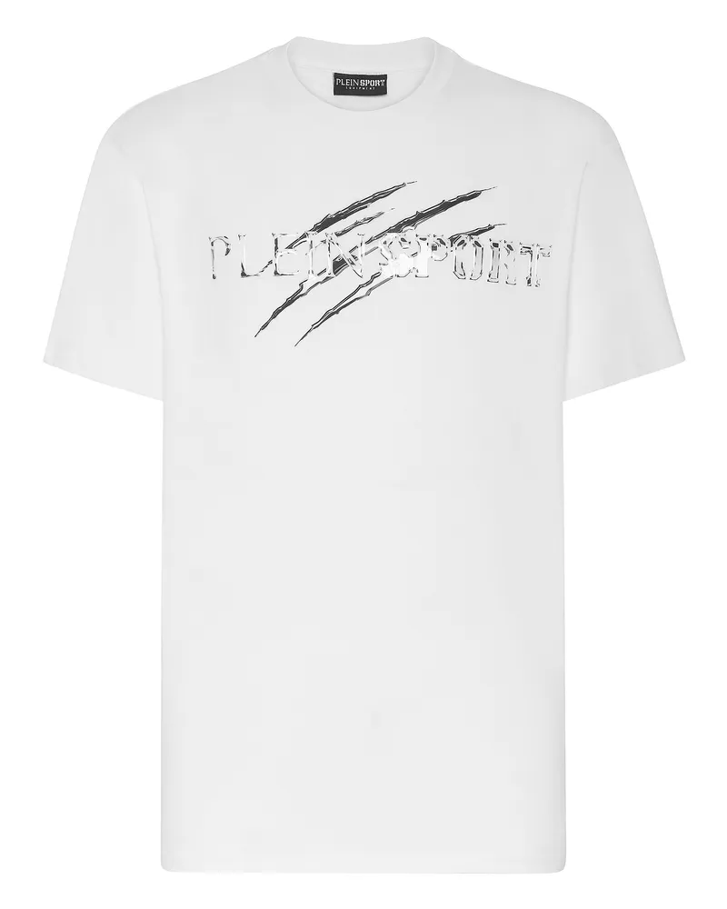 Philipp Plein T-Shirt Scratch Weiß