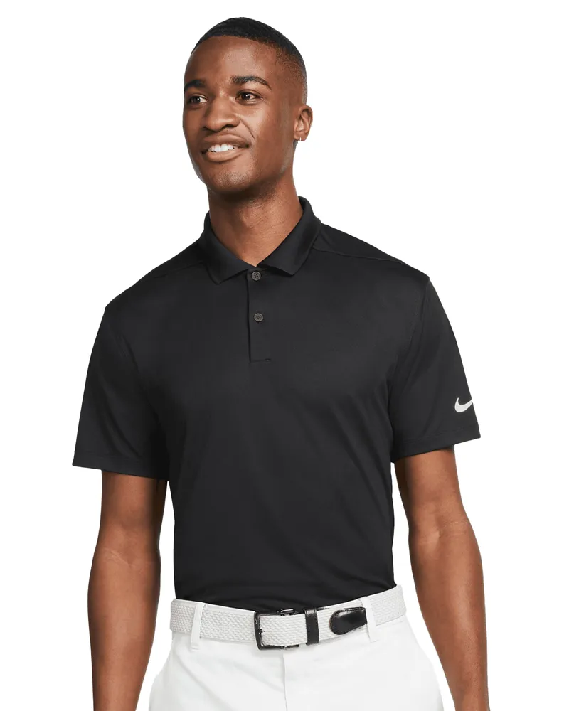 Nike Victory" Poloshirt für Herren (Schwarz Schwarz
