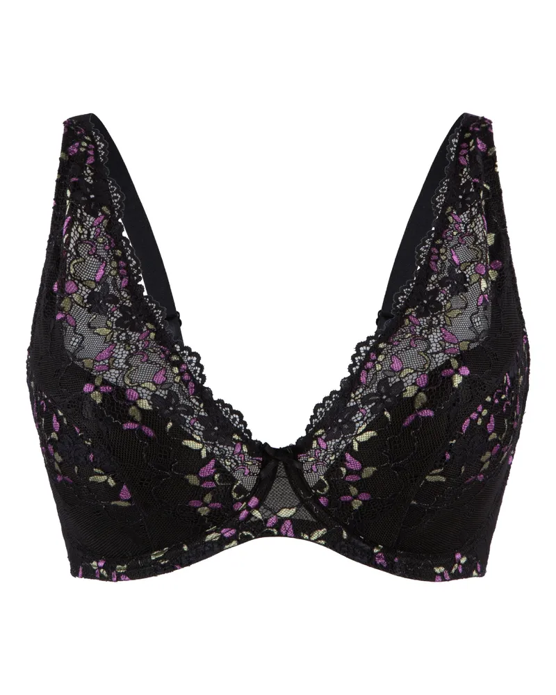 LingaDore DAILY Triangle Plunge BH - Schwarz/Mehrfarbig Schwarz