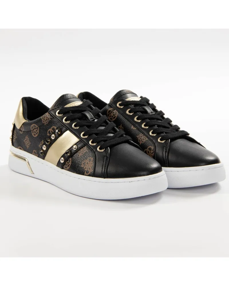 Guess Damen-Sneaker Dunkelrubin Schwarz