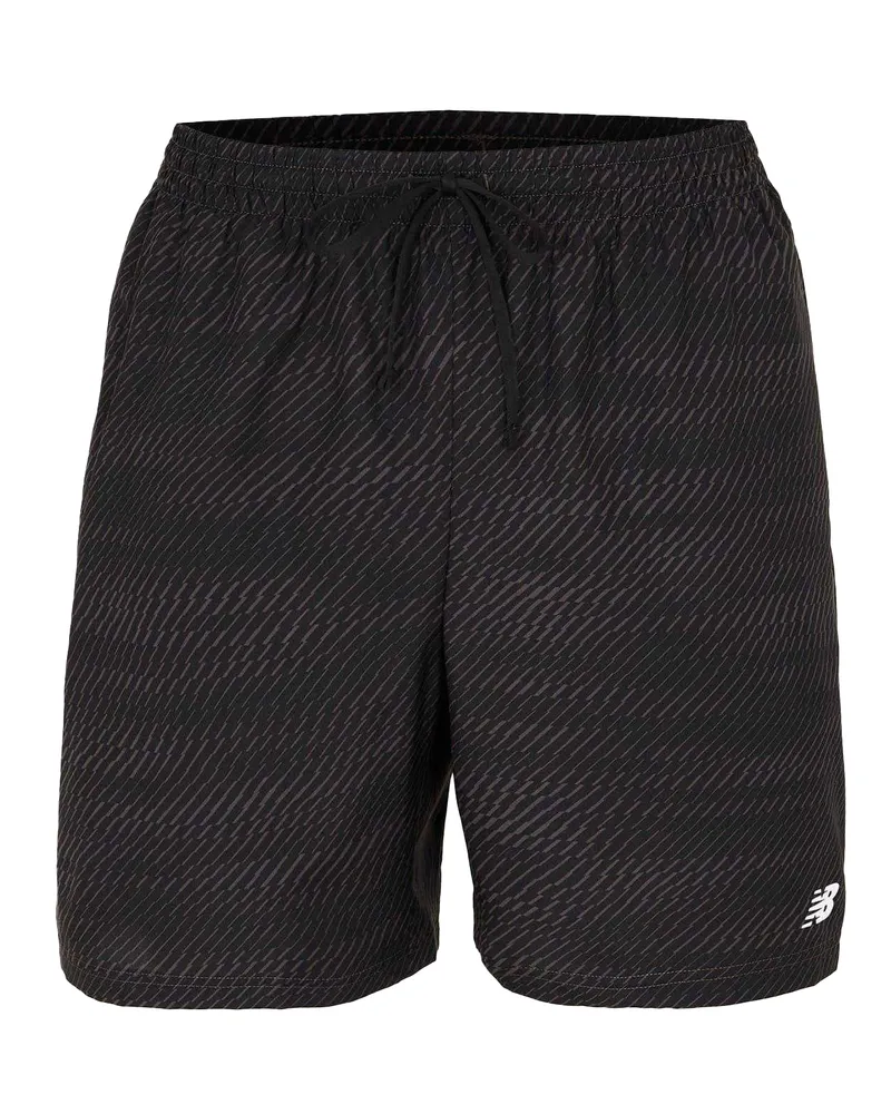 New Balance Laufshorts für Herren (Schwarzer Druck Schwarz