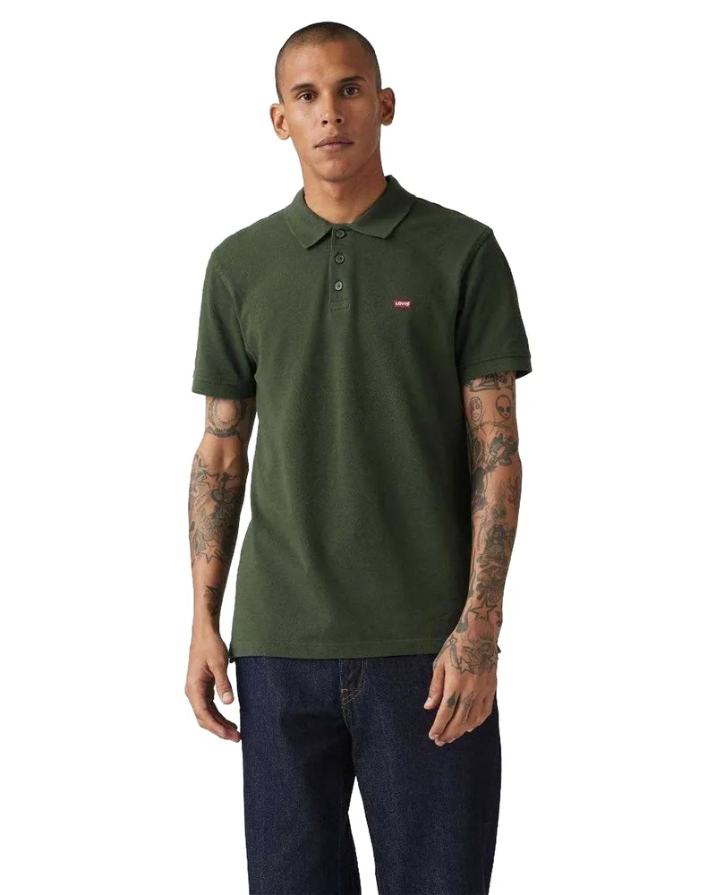 Levi's Housemark" Poloshirt für Herren (Kombu Grün Dunkelgrün