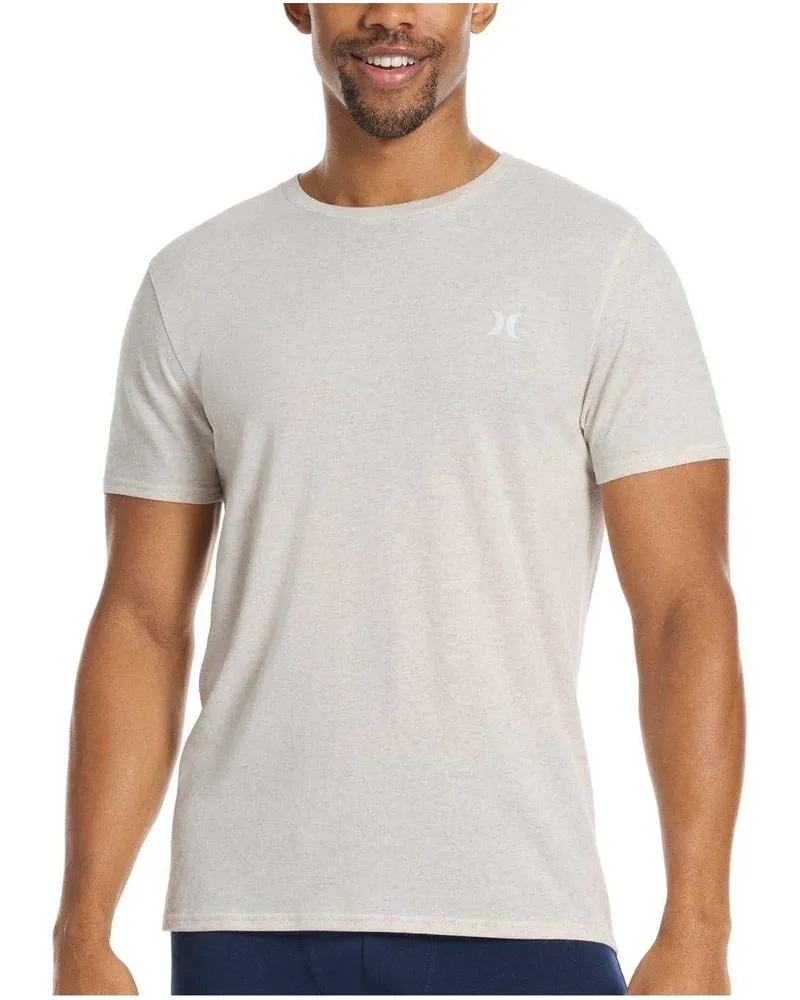 Hurley T-Shirt für Herren, Regulär (2er-Pack) (Blau/Hellbraun Blau