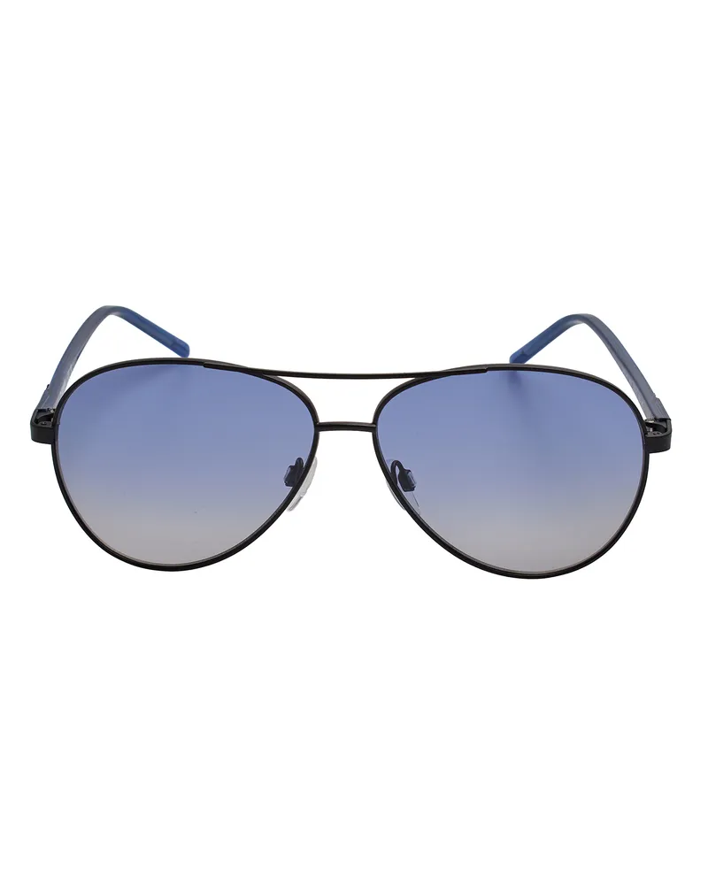 DKNY Damen Metall Pilot Stil Sonnenbrille DK304S Schwarz