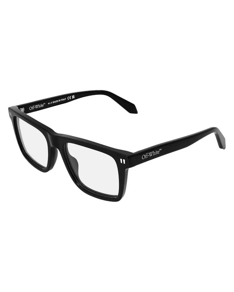 OFF-WHITE Style 8j" Sonnenbrille für Herren (Schwarz Schwarz