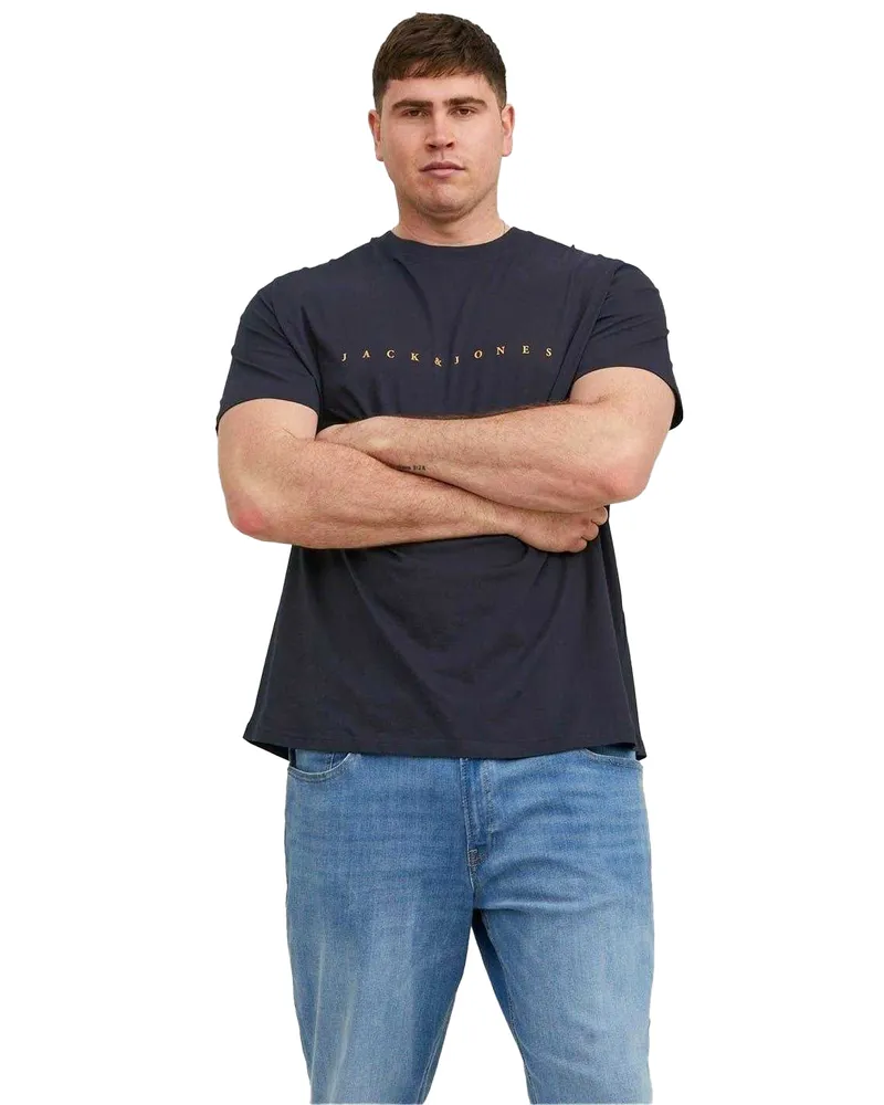Jack & Jones Jack And Jones - T-Shirt für Herren, leger (Dunkel-Marineblau Marineblau