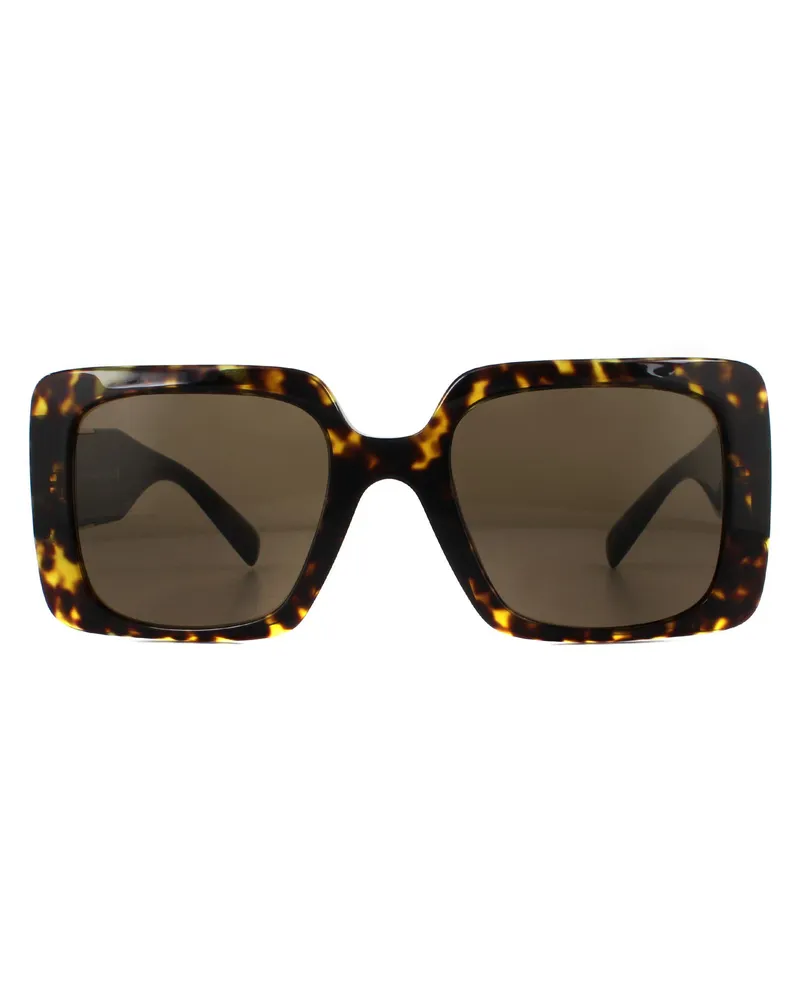 Versace Square Womens Havanna Dunkelbraun Sonnenbrille Braun
