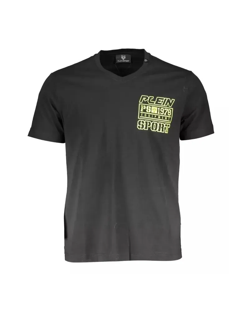 Philipp Plein V-Ausschnitt-T-Shirt PS1978 - Schwarz Schwarz