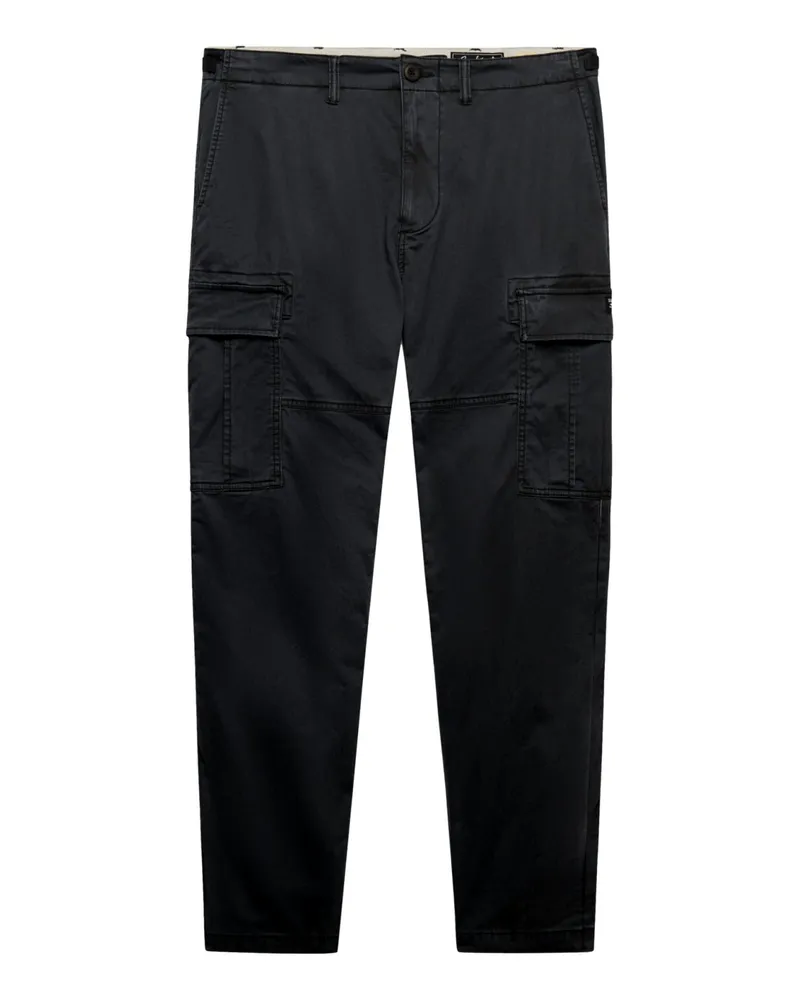 Superdry. Regular taper Cargohose - Schwarz Schwarz