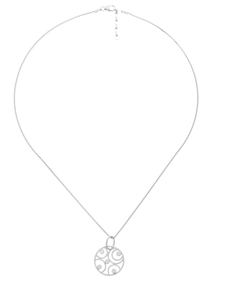 Orphelia Damen-Kette aus 925er Sterlingsilber mit Anhänger – Silber ZH-7078 Silber