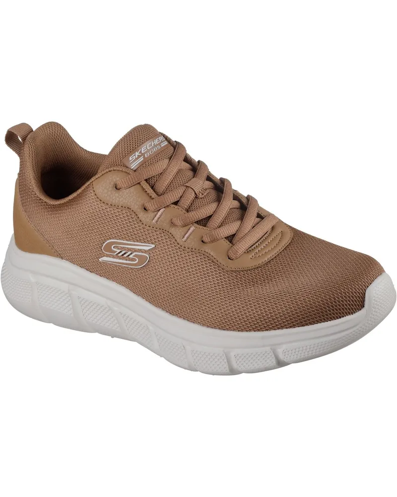 Skechers BOBS B Flex Icy Edge Textil Herren Sneakers Chestnut Braun