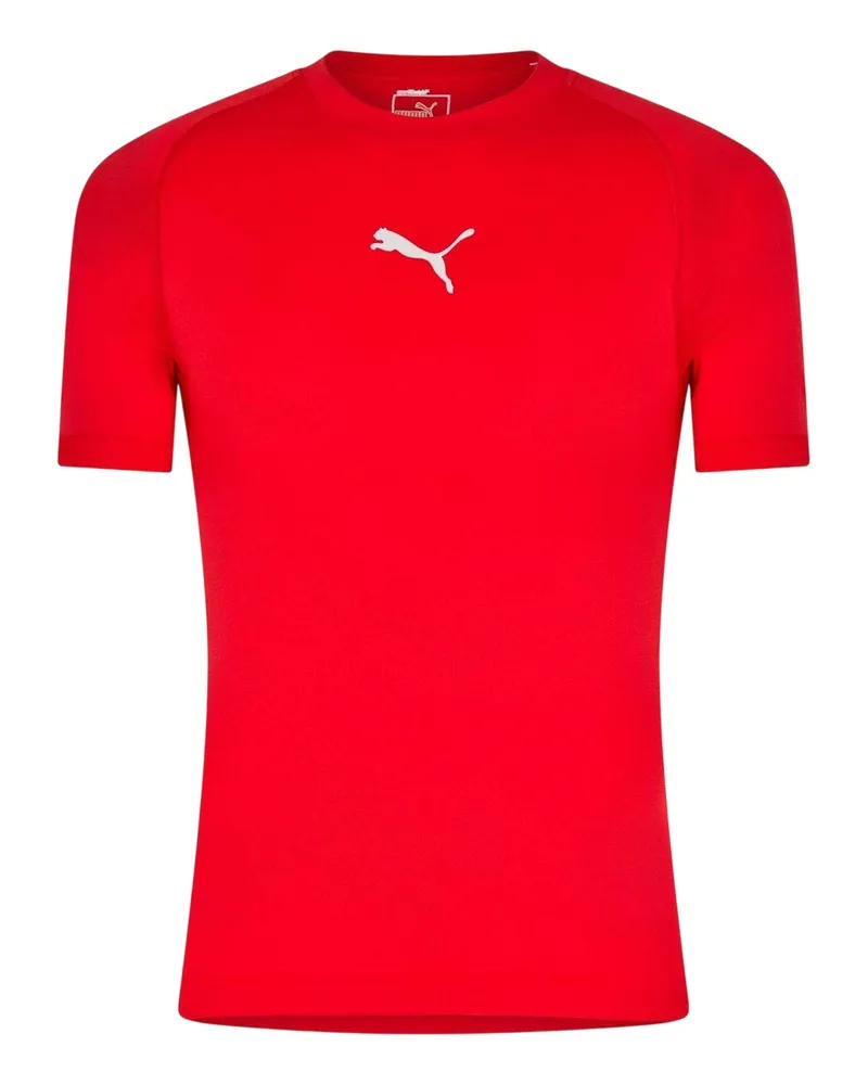 Puma Performance" T-Shirt für Herren, Rundhalsausschnitt, Athletisch (Rot Rot
