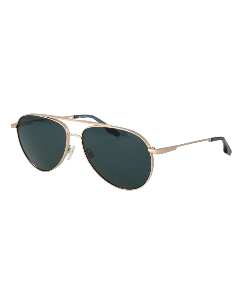 Trussardi Sonnenbrillen TSM3015 04B 62 Gold