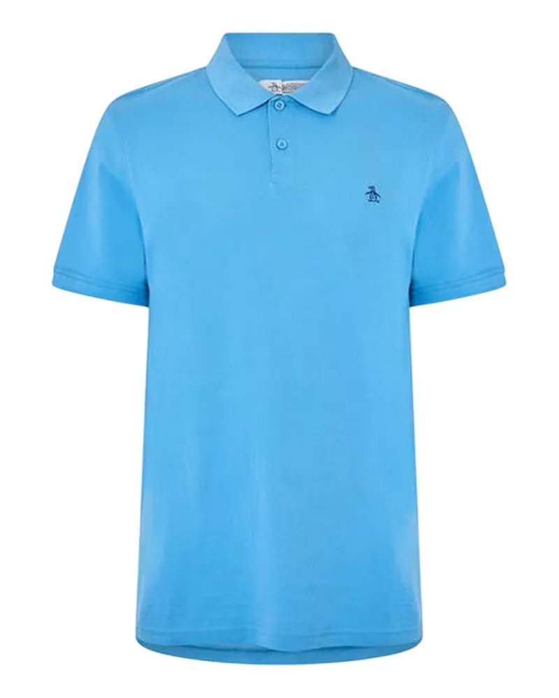 Original Penguin Poloshirt für Herren (Pariser Blau Mittelblau