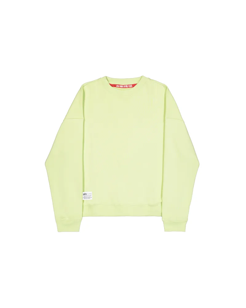 Alpha Industries Logo Back Print Sweatshirt Gelb
