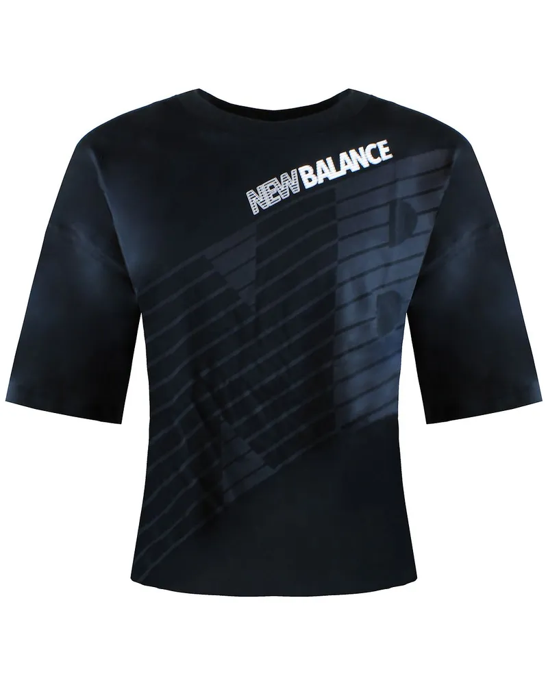 New Balance Essentials Speed Damen Schwarz T-Shirt Schwarz