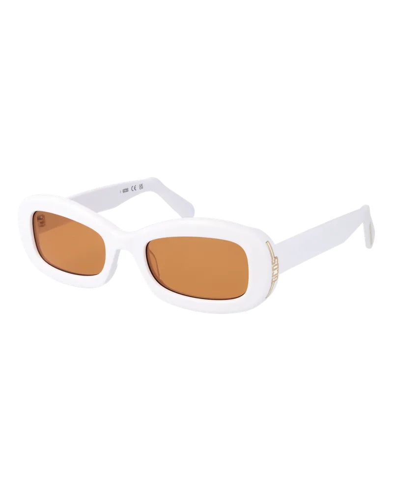 GCDS Sonnenbrille GD0027 21E 53 Weiß
