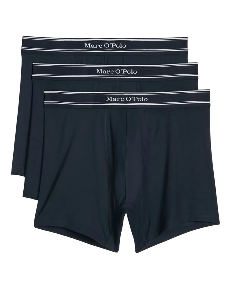 Marc O'Polo Marc O'Polo Herren Langer Boxer ModalLong Boxer Shorts, Langer Boxer Brief, Retro Boxer lang Dunkelblau