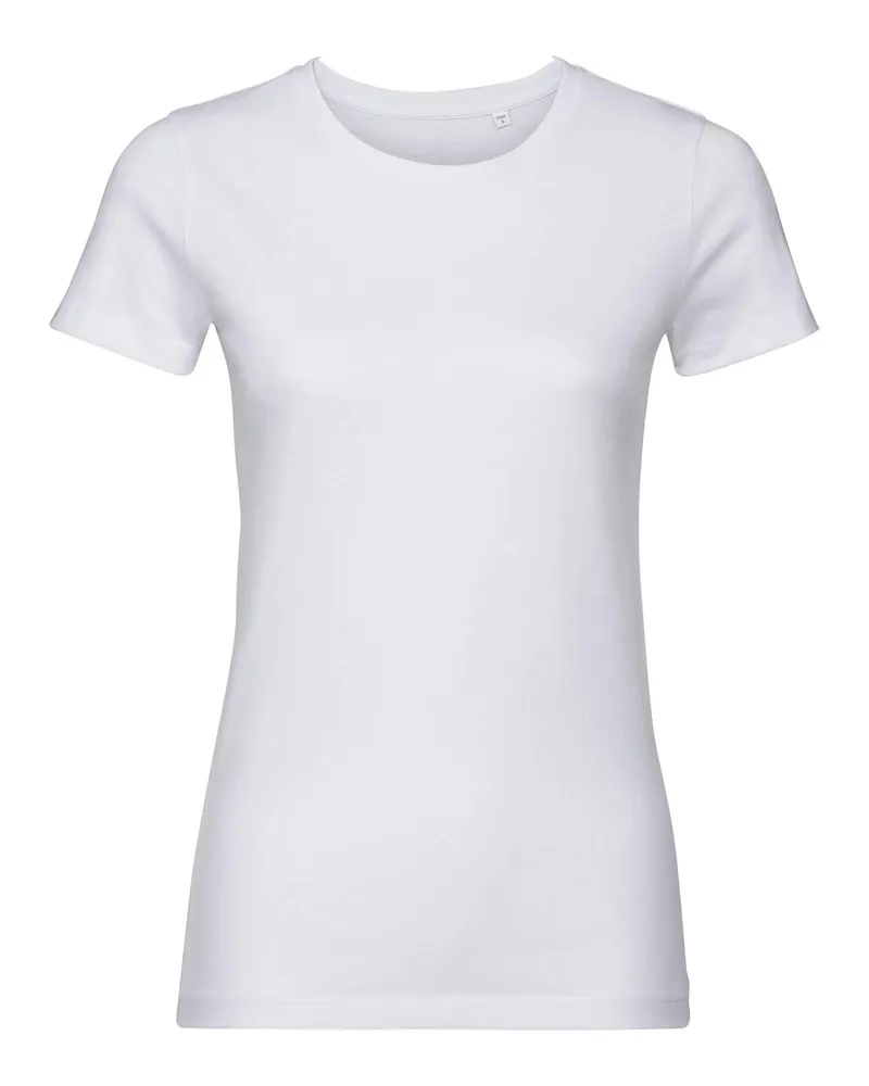 Russell Athletic Russell - "Authentic" T-Shirt für Damen (Weiß Weiß